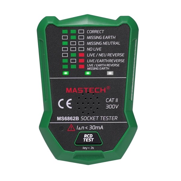 Thiết bị kiểm tra ổ cắm Mastech MS6862B