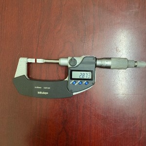 Thước micrometer mỏ dẹt điện tử 0-25mm Mitutoyo 422-230-30