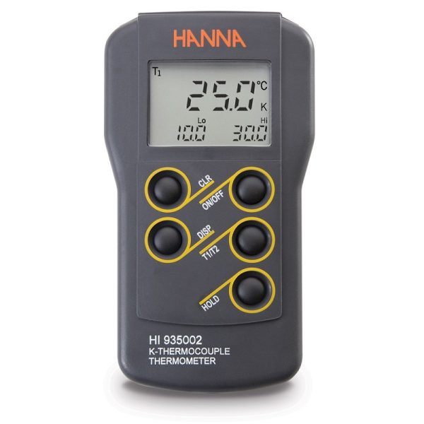 Máy đo nhiệt độ 2 kênh kiểu K Hanna HI935002