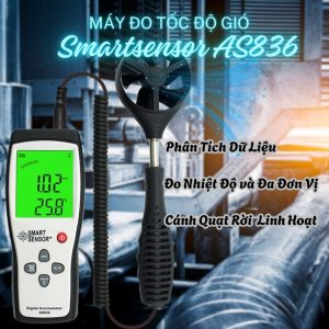 Máy đo tốc độ gió Smartsensor AS836