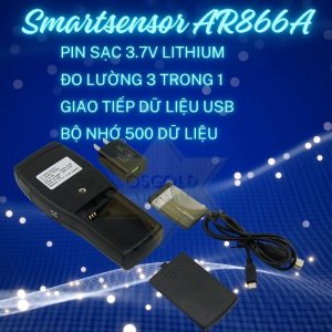 Máy đo tốc độ gió, lưu lượng gió SMARTSENSOR AR866A