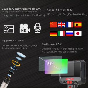 Chức năng Camera Nội Soi Công Nghiệp Uni-T UT663B (8mm/1m)