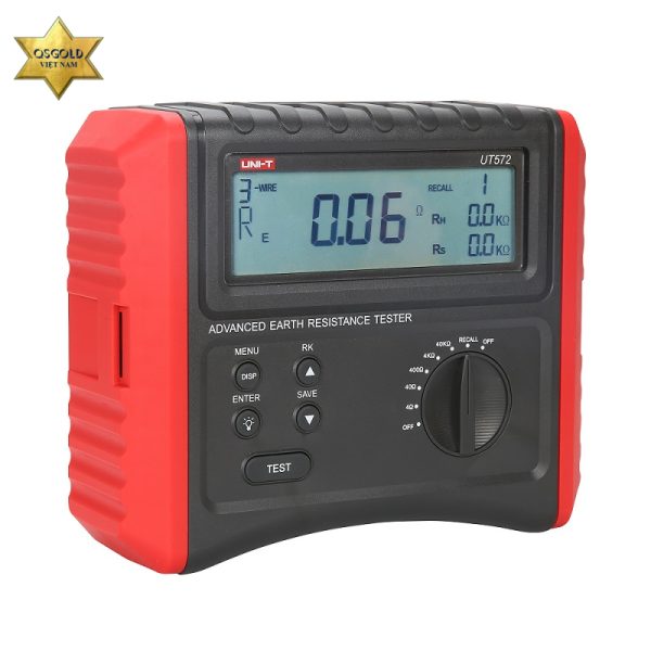 Máy đo điện trở đất và điện trở suất Uni-T UT572.