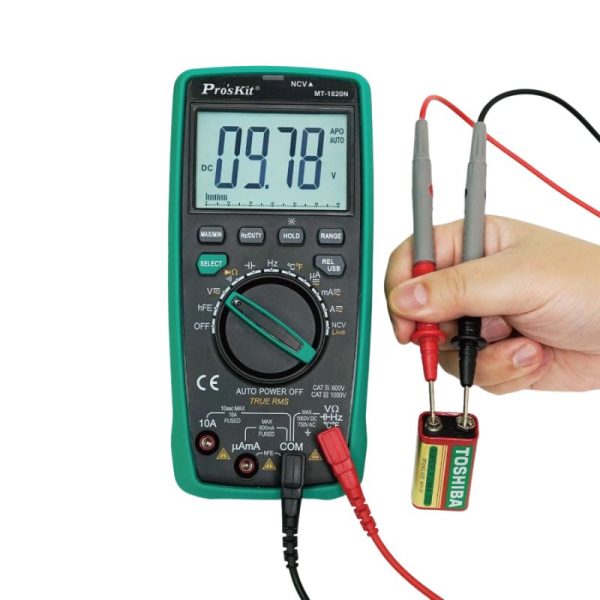 Đồng hồ vạn năng kỹ thuật số Pro'skit MT-1820N